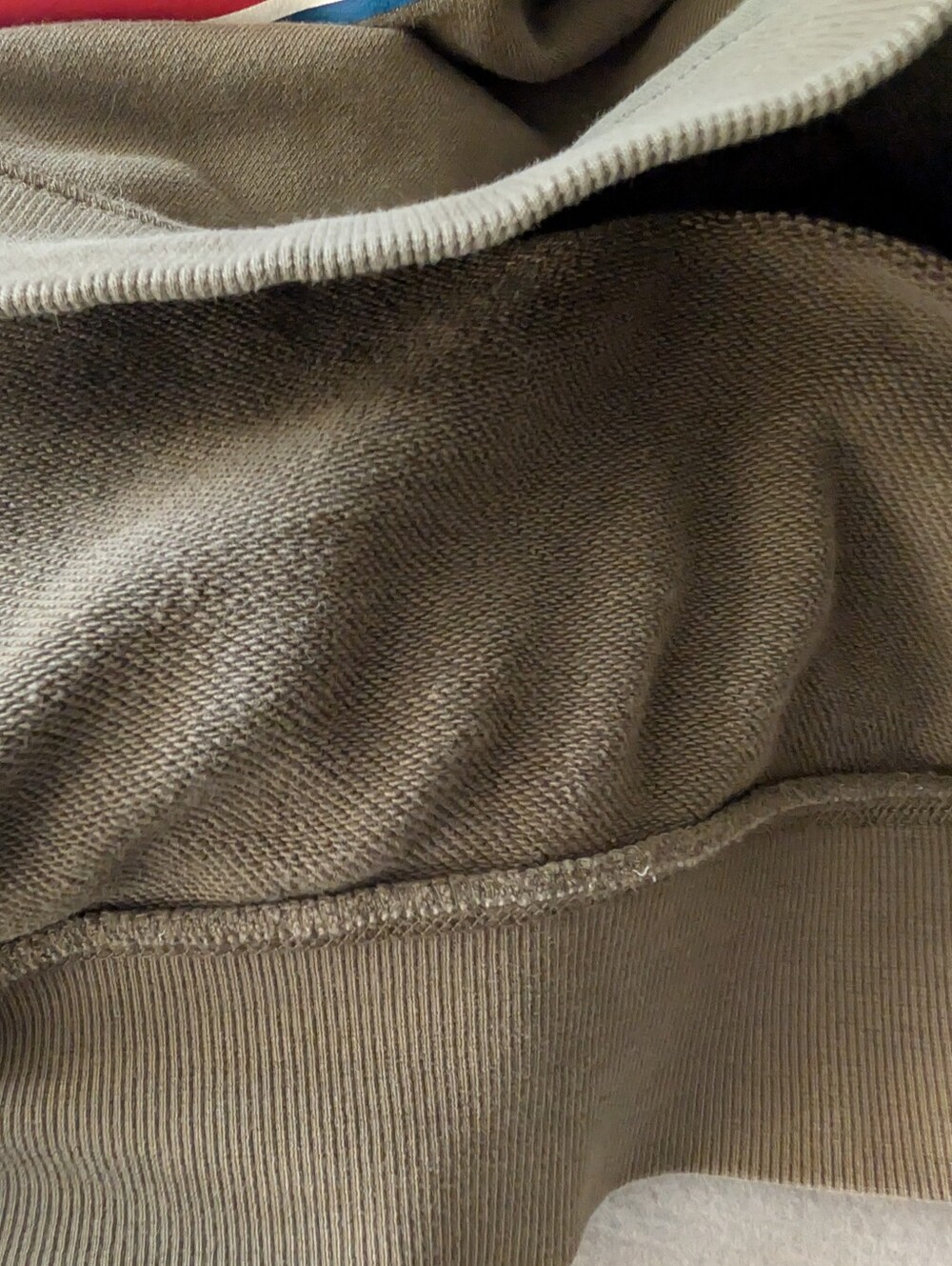 Dickies Olive Green Crewneck Sweatshirt Vintage Style Logo Utility Workwear Sz L image 6